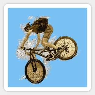 Downhill mountain biking Magnet